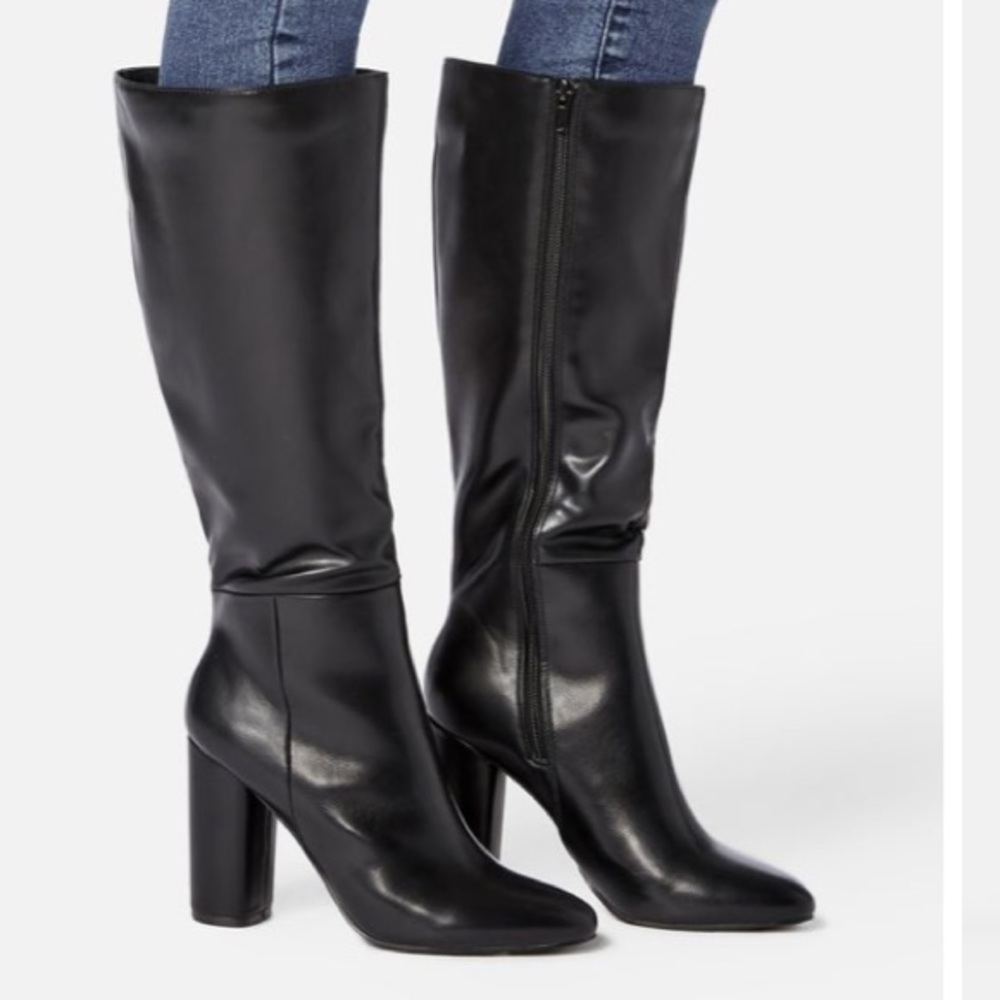 Tall black boots